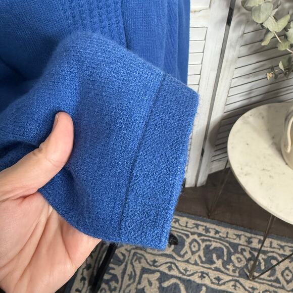 NWT SOFT SURROUNDINGS Women's XL Priscilla Knit Tunic Swing Sweater Royal Blue - Picture 10 of 15